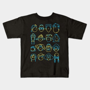 Minimalist Cartoon Children Kids T-Shirt